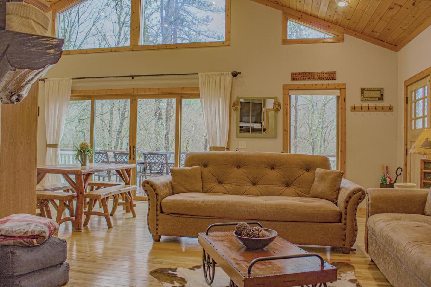 Serene Mountain And Sunset Views 3Bd Cabin Франклин Екстериор снимка