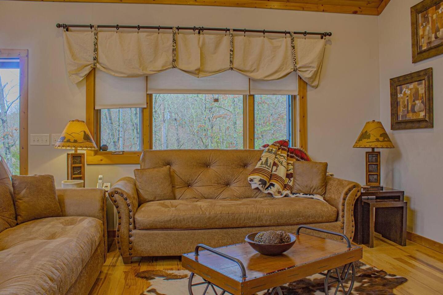 Serene Mountain And Sunset Views 3Bd Cabin Франклин Екстериор снимка