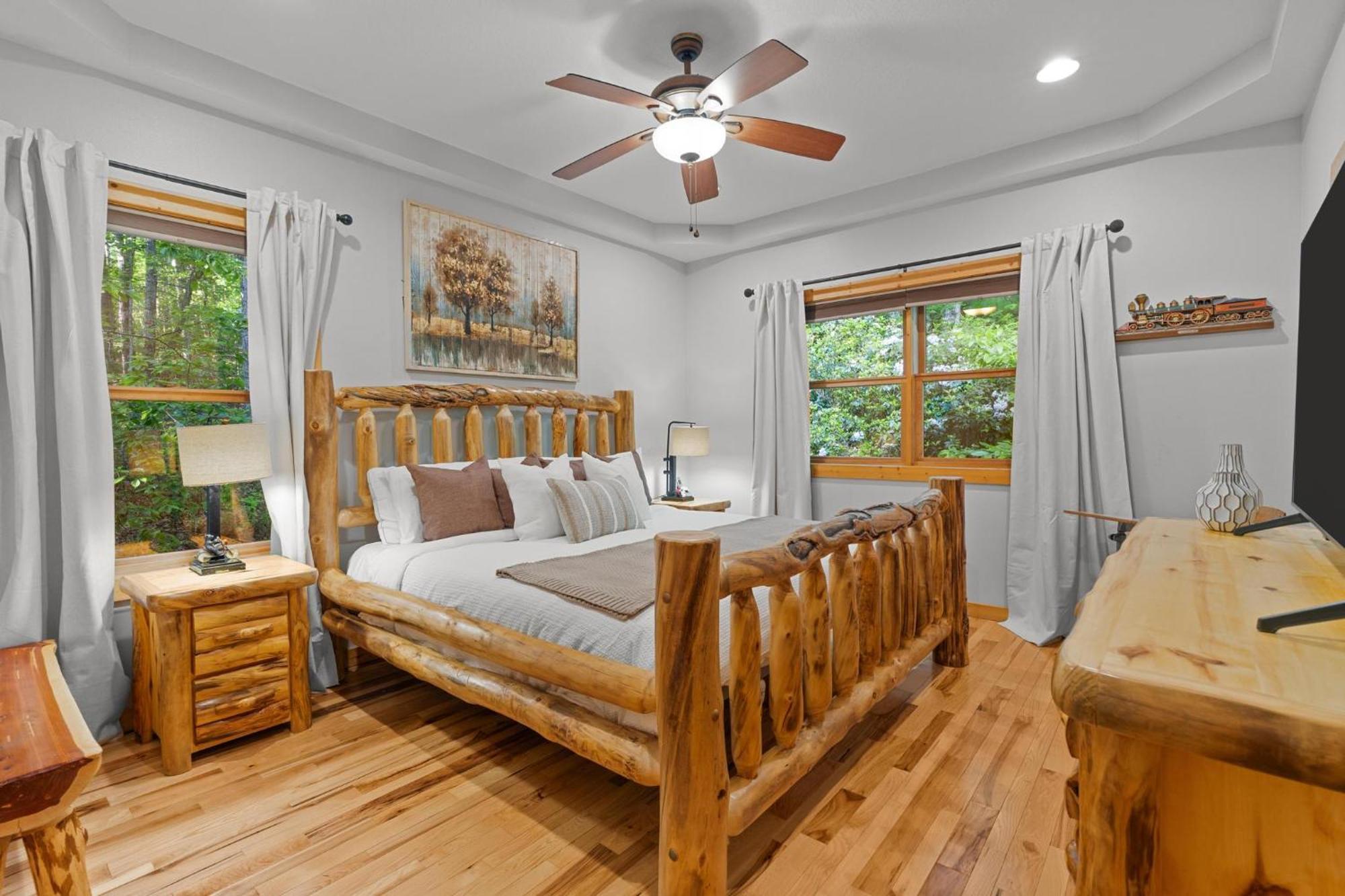 Serene Mountain And Sunset Views 3Bd Cabin Франклин Екстериор снимка